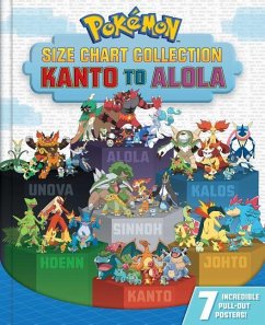 Pokemon Size Chart Collection: Kanto to Alola - Pikachu Press