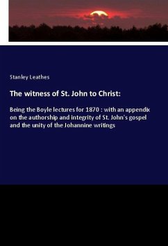The witness of St. John to Christ: