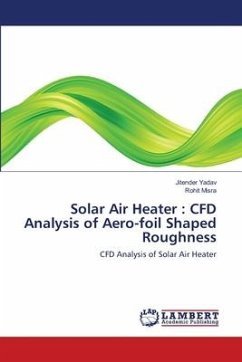 Solar Air Heater : CFD Analysis of Aero-foil Shaped Roughness