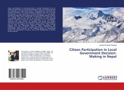 Citizen Participation in Local Government Decision-Making in Nepal - Pandeya, Ganesh Prasad