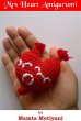 Mrs Heart Amigurumi Crochet Pattern... - Bild 1