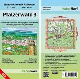 NaturNavi Wanderkarte mit Radwegen Pfälzerwald NaturNavi Wanderkarte mit Radwegen Pfälzerwald