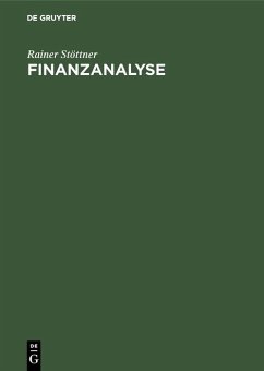 Finanzanalyse (eBook, PDF) - Stöttner, Rainer