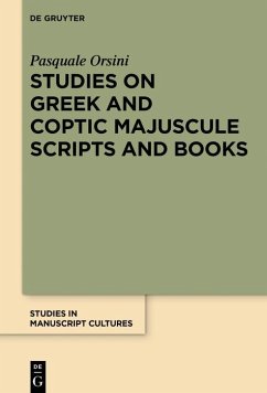 Studies on Greek and Coptic Majuscule Scripts and Books (eBook, PDF) - Orsini, Pasquale