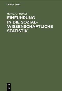 Cover Einführung in die sozialwissenschaftliche Statistik (eBook, PDF)