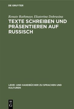 Cover Texte schreiben und präsentieren auf Russisch (eBook, PDF)