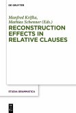 Reconstruction Effects in Relative Clauses (eBook, PDF)