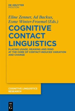 Cover Cognitive Contact Linguistics (eBook, PDF)