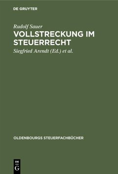 Vollstreckung im Steuerrecht (eBook, PDF) - Sauer, Rudolf