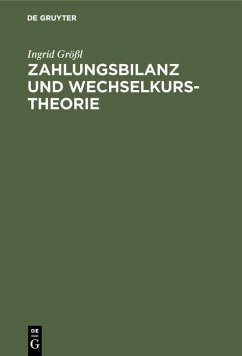 Cover Zahlungsbilanz und Wechselkurstheorie (eBook, PDF)