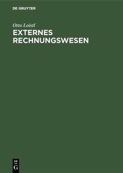 Externes Rechnungswesen (eBook, PDF) - Loistl, Otto