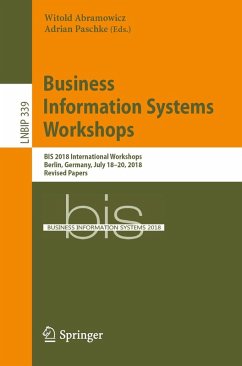 Business Information Systems Workshops (eBook, PDF)