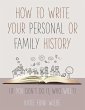 How to Write Your Personal or Family... - Bild 1
