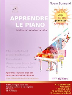 Cover Apprendre le Piano Méthode Débutant Adulte (couleur) (eBook, ePUB)