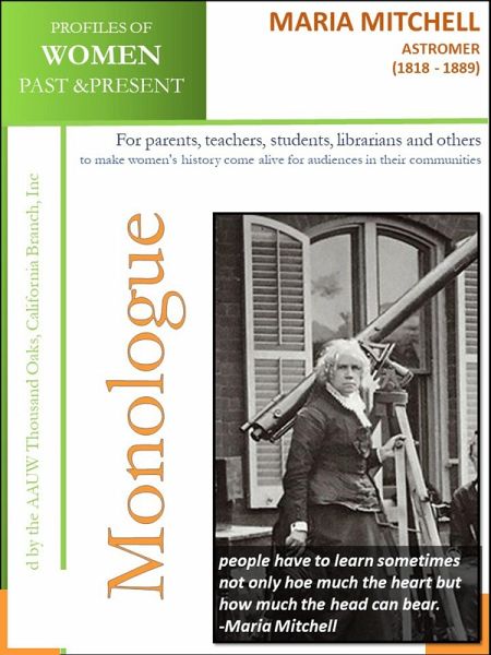 Profiles of Women Past & Present - Maria Mitchell, Astronomer, (1818 - 1889) (eBook, ePUB)