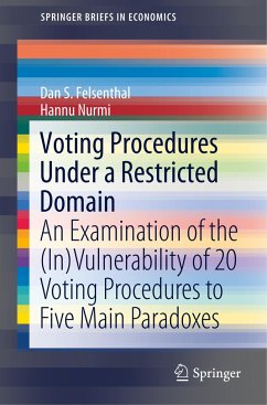 Voting Procedures Under a Restricted Domain - Felsenthal, Dan S.;Nurmi, Hannu