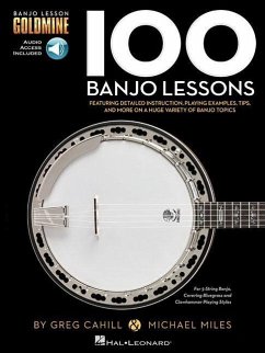 100 Banjo Lessons - Cahill, Greg; Miles, Michael