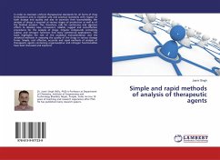 Simple and rapid methods of analysis of therapeutic agents