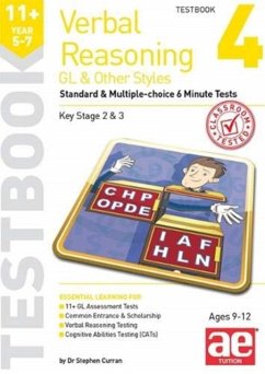 11+ Verbal Reasoning Year 5-7 GL & Other Styles Testbook 4 - Curran, Stephen C.; Stevens, Nicholas Geoffrey