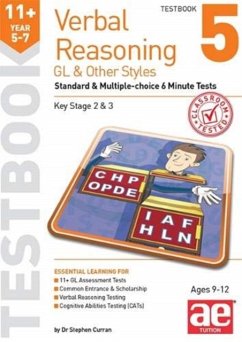 11+ Verbal Reasoning Year 5-7 GL & Other Styles Testbook 5 - Curran, Stephen C.; Stevens, Nicholas Geoffrey