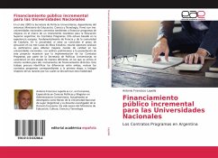 Financiamiento público incremental para las Universidades Nacionales