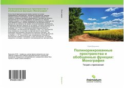Polinormirowannye prostranstwa i obobschennye funkcii: Monografiq - Vuwunikqn, Jurij