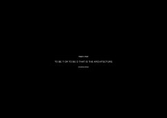 Cover TO BE T OR TO BE O THAT IS THE ARCHITECTURE (eBook, PDF)