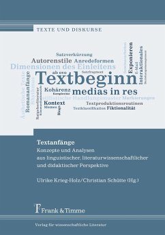 Textanfänge (eBook, PDF)