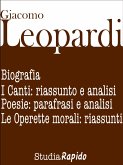 Giacomo Leopardi. Biografia e poesie: parafrasi e analisi (eBook, ePUB)