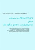 Menus de printemps pour les reflux gastro-oesophagiens (eBook, ePUB)