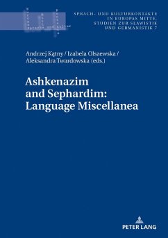 Cover Ashkenazim and Sephardim: Language Miscellanea