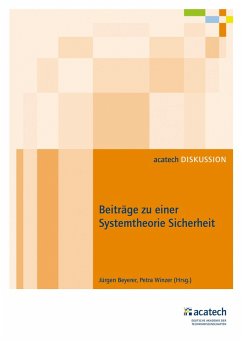 Beiträge zu einer Systemtheorie Sicherheit (eBook, PDF)