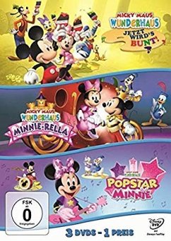 Micky Maus Wunderhaus - Jetzt wird's bunt/Minnie-Rella/Popstar Minnie DVD-Box