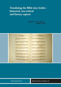 Translating the Bible into Arabic: historical, text-critical and literary aspects (eBook, PDF)