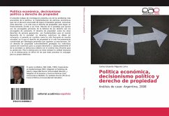 Cover Politica económica, decisionismo político y derecho de propiedad