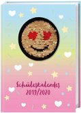 Pailletten Smiley Schülerkalender A5 2019/2020