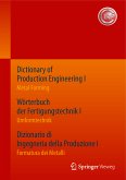 Dictionary of Production Engineering I / Wörterbuch der Fertigungstechnik I / Dizionario di Ingegneria della Produzione I (eBook, PDF)