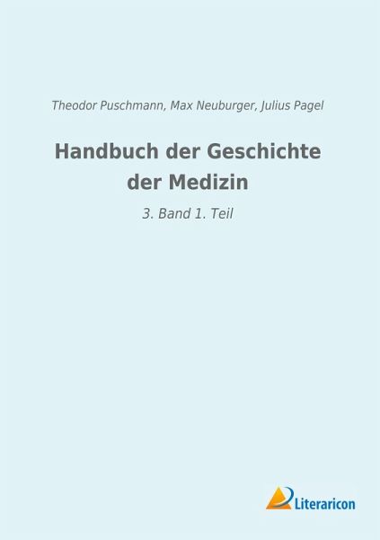Handbuch der Geschichte der Medizin Handbuch der Geschichte der Medizin