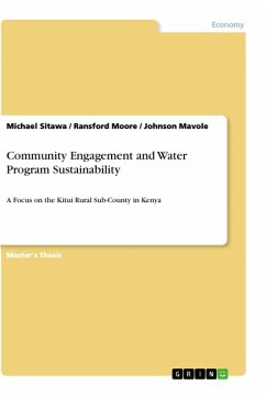 Community Engagement and Water Program Sustainability - Sitawa, Michael;Mavole, Johnson;Moore, Ransford