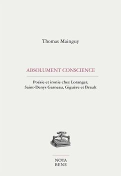 Absolument conscience (eBook, PDF) - Mainguy, Thomas