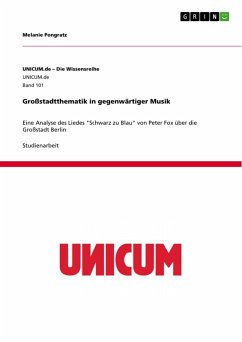 Großstadtthematik in gegenwärtiger Musik (eBook, PDF) - Pongratz, Melanie