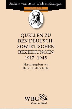 Quellen zu den deutsch-sowjetischen Beziehungen 1917 - 1945 (eBook, PDF)