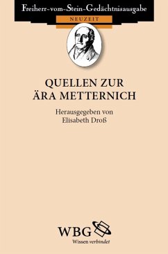 Quellen zur Ära Metternich (eBook, PDF)