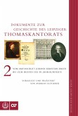 Dokumente zur Geschichte des Thomaskantorats (eBook, ePUB)