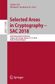 Selected Areas in Cryptography - SAC 2018 (eBook, PDF)