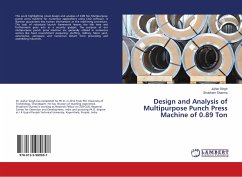 Design and Analysis of Multipurpose Punch Press Machine of 0.89 Ton