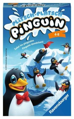 Ravensburger 23461 - Plitsch Platsch Pinguin, Mitbringspiel, Geschicklichkeitsspiel
