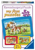 Ravensburger 07062 - My first puzzles, Meine Tierfreunde, Puzzle, 3x6 Teile