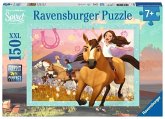 Ravensburger 10055 - Spirit, wild und frei, Puzzle, Kinderpuzzle, 150 Teile XXL