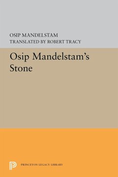 Osip Mandelstam's Stone (eBook, PDF) - Mandelstam, Osip